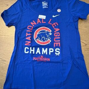 The Nike Tee Chicago Cubs Ladies T-Shirt National League Champs